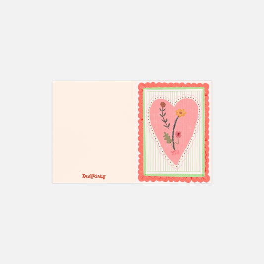 Premium Folded Risograph Flower Card (QTY 10)