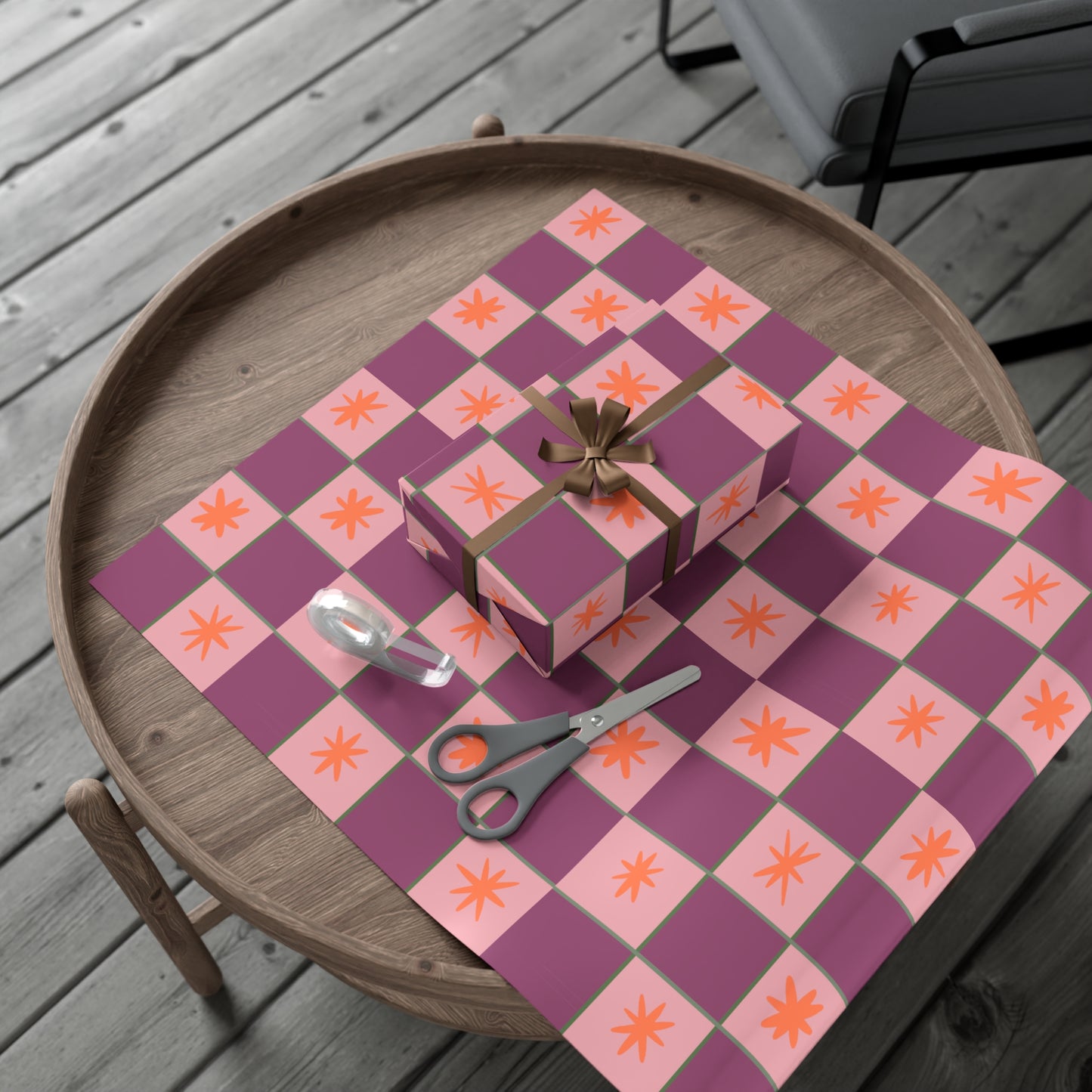 Checkered Wrapping Paper