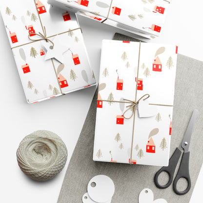 Winter Village Wrapping Paper