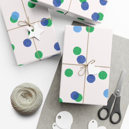 Risograph Dot Wrapping Paper