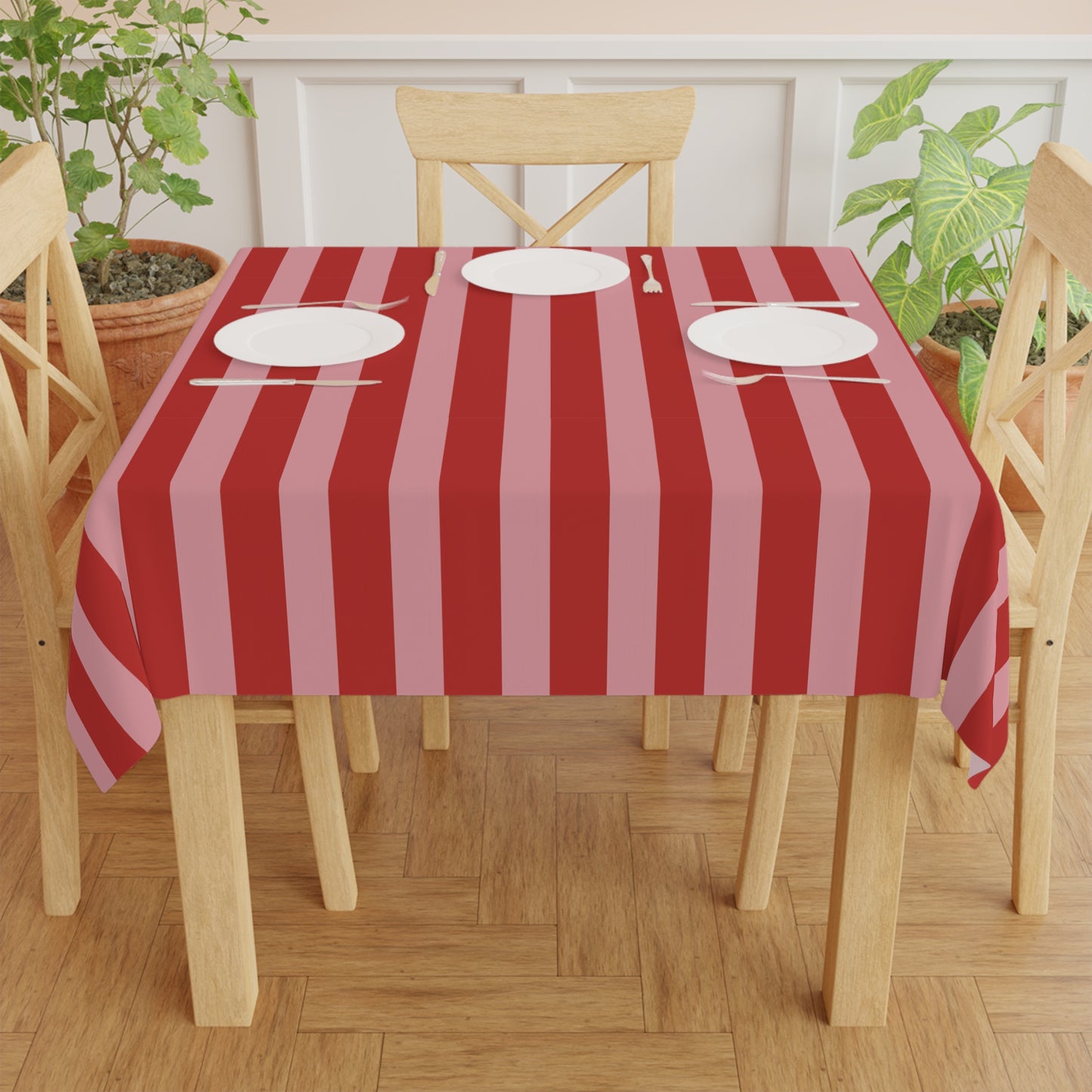 The Striped Tablecloth