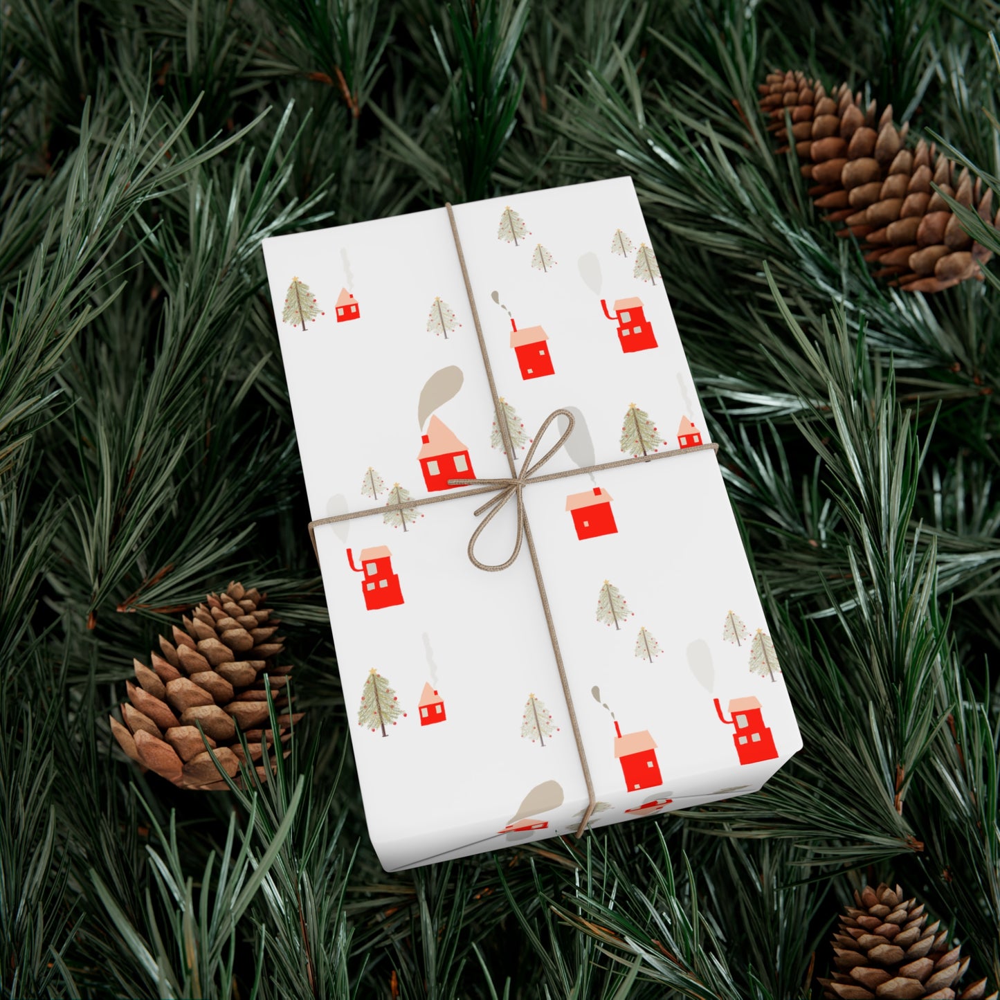 Winter Village Wrapping Paper