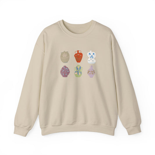 Ceramic Vessels Crewneck Sweatshirt