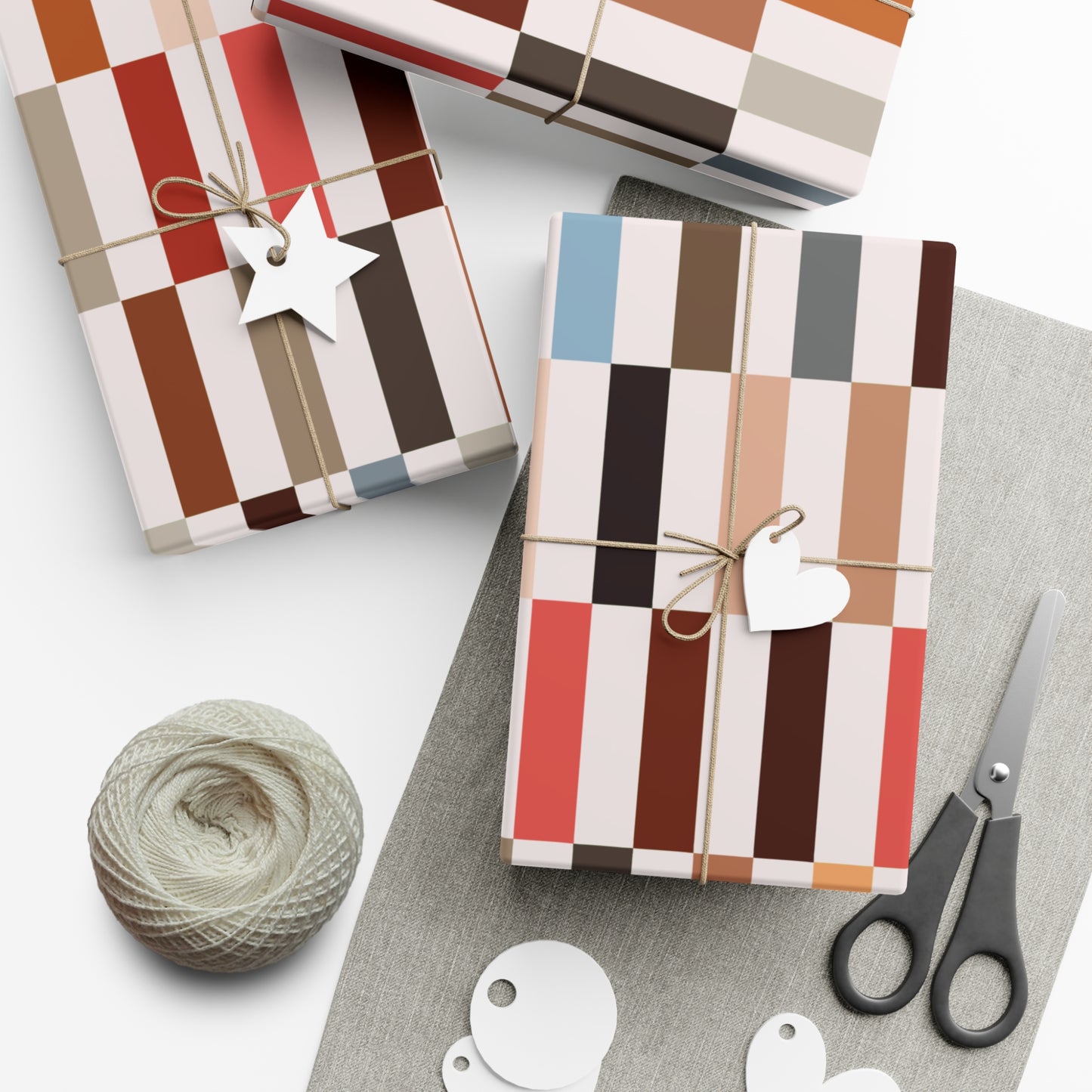 Multicolor Quilt Gift Wrapping Papers