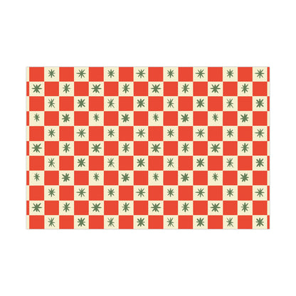 Checkered Gift Wrap Papers