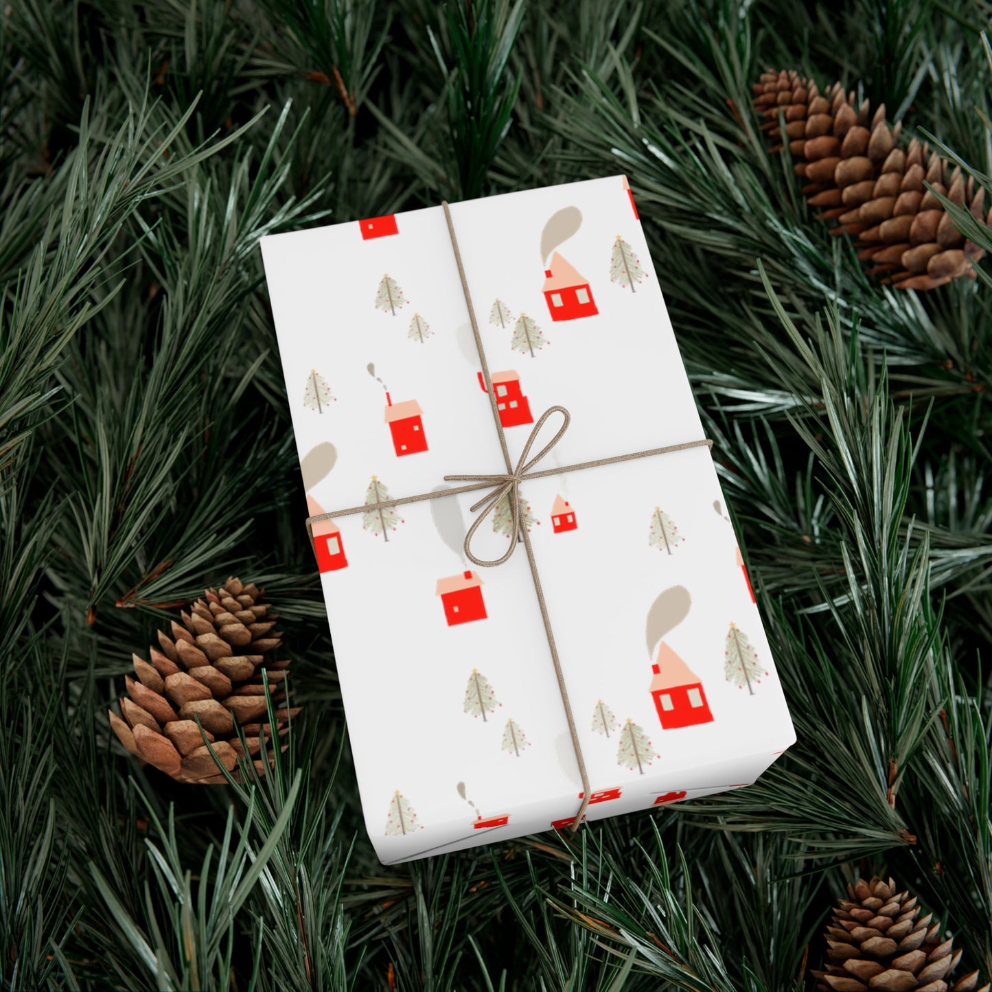 Winter Village Wrapping Paper