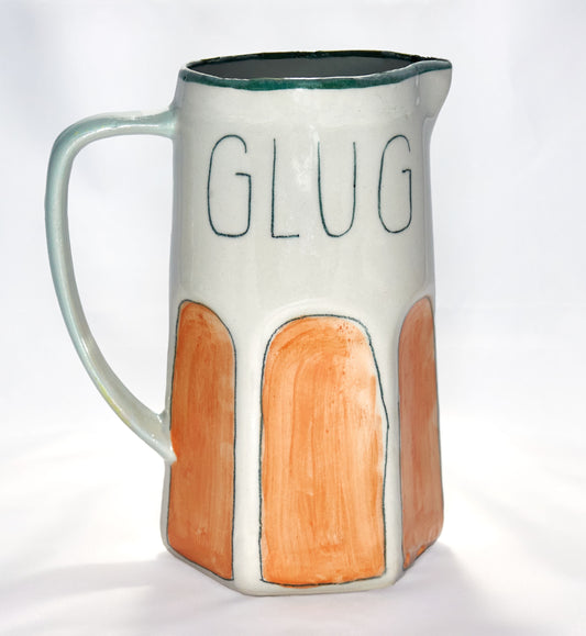 Porcelain Glug Pitcher