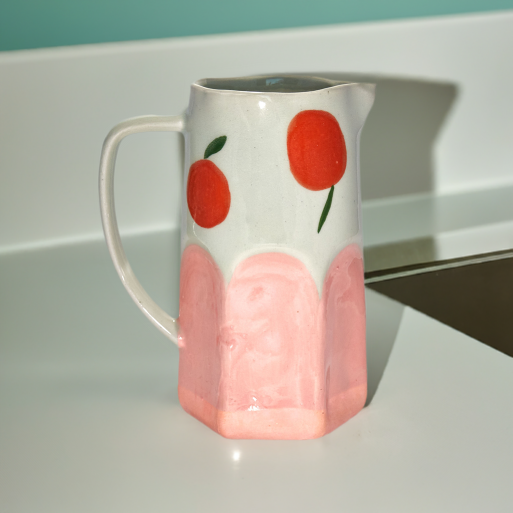 Porcelain Fruit Pitcher