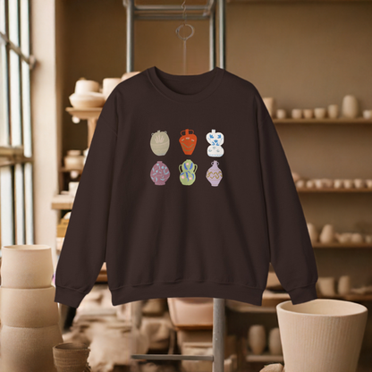 Ceramic Vessels Crewneck Sweatshirt