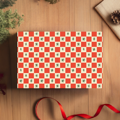 Checkered Gift Wrap Papers