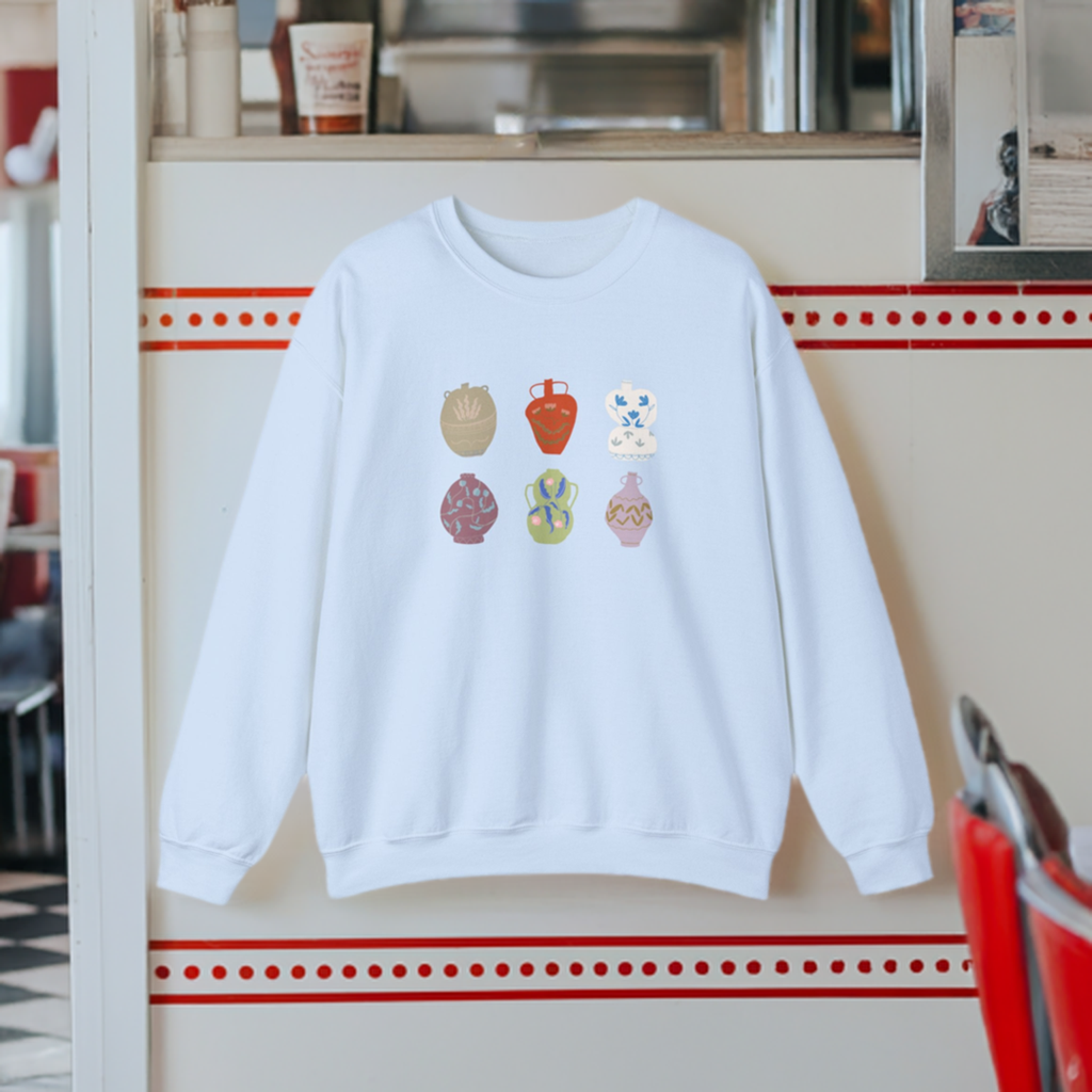 Ceramic Vessels Crewneck Sweatshirt