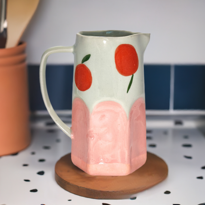 Porcelain Fruit Pitcher